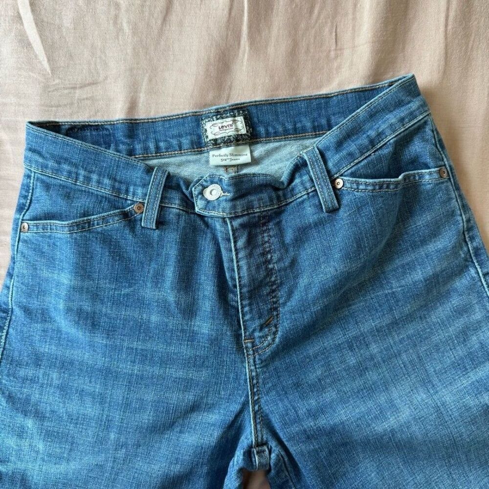 Levi’s Perfectly Slimming 512 Bootcut Jeans Size 12 - Picture 4 of 11